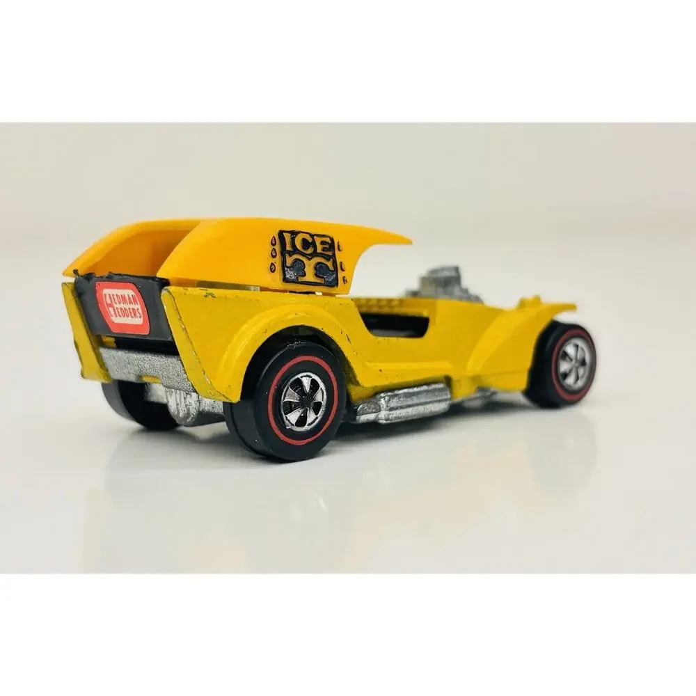 Hot Wheels Redline Ice-T Yellow Enamel Hong Kong Black Interior